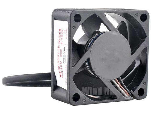 35mm LowProfile Cooling Fan DC 12V 1.10W 35x35x15mm Replacement Fan MF35151V1Q010G99, Slim Mini Axial Fan for Projector, Computer and Compact Small...