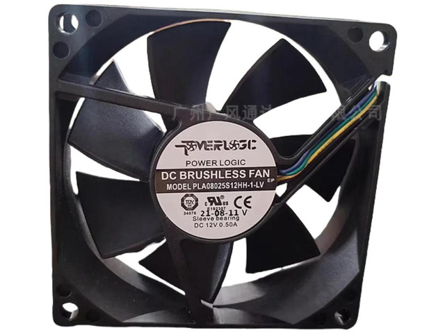80x80x25mm Hydraulic Bearing PWM Cooling Fan DC 12V 0.5A 4Pin Replacement Fan PLA08025S12HH1LV, UltraQuiet Axial CPU Fan for Desktop Computer...