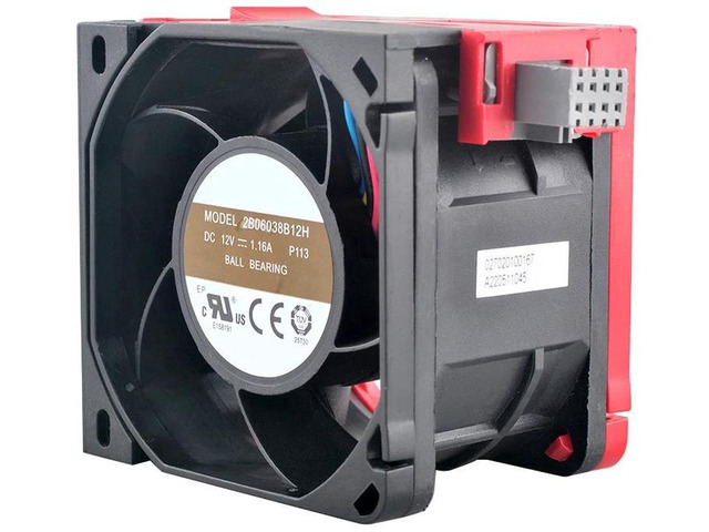 60mm HighSpeed Server Cooling Fan DC 12V 1.16A 8000RPM Dual Ball Bearing 60x60x38mm Replacement Fan 2B06038B12H, HighAirflow Axial Fan for Server,...