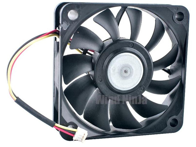 60mm Axial Cooling Fan DC 12V 0.22A 3Pin 60x60x15mm Replacement Fan U60R12MUBB52J24 Y0242055B, Slim Mini Fan for Projector Internal and Compact...