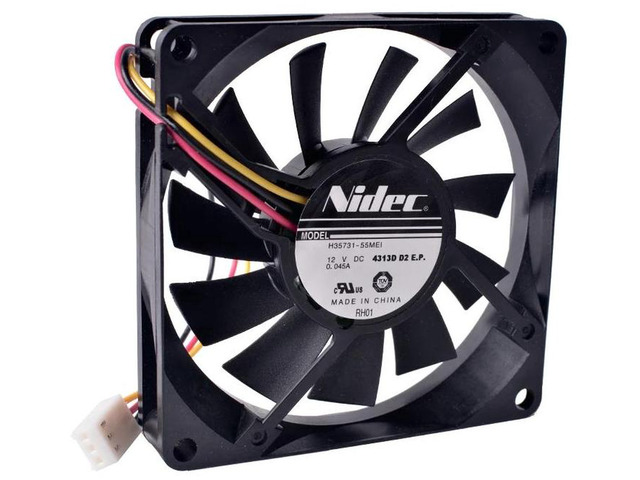 80mm UltraThin Silent Cooling Fan DC 12V 0.045A 80x80x15mm 8015 Replacement Fan H3573155MEI, LowPower Slim Axial Fan for Chassis, Power Supply and...