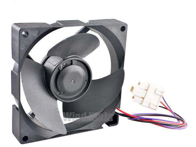 92mm Refrigerator Freezer Cooling Fan DC 12V 0.10A Replacement Fan U92C12MS7BA352, Brushless Axial Fan for Household Fridge Freezer Internal...
