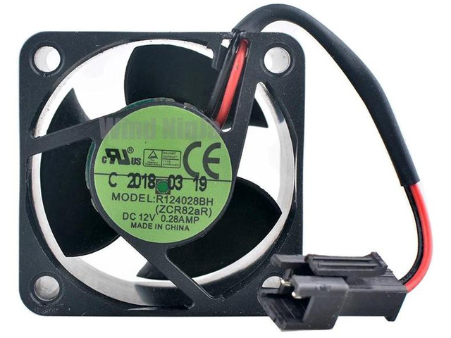 40x40x28mm DualBall Bearing Cooling Fan DC 12V 0.28A Replacement Fan R124028BH ZCR82aR for 1U 2U Server Power Supply Heat Dissipation Repair Parts