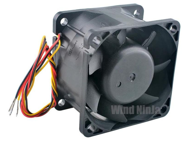 VA225DC V3507333 Dual Ball Bearing HighSpeed Cooling Fan, 60x60x38mm 60mm DC 12V 1.1A Brushless Replacement Fan for Server Hardware Components...