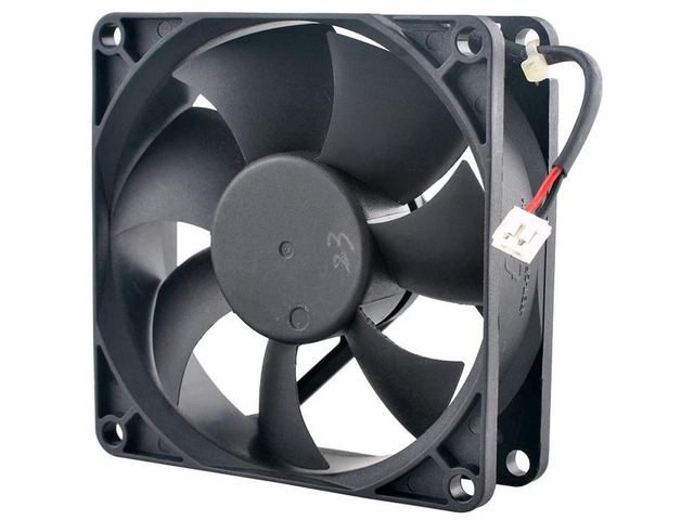 PVA080G12P Axial Cooling Fan, 80x80x25mm 80mm DC 12V 0.32A 2Pin Brushless Replacement Fan for Power Recorder, Compact Industrial Equipment Heat...