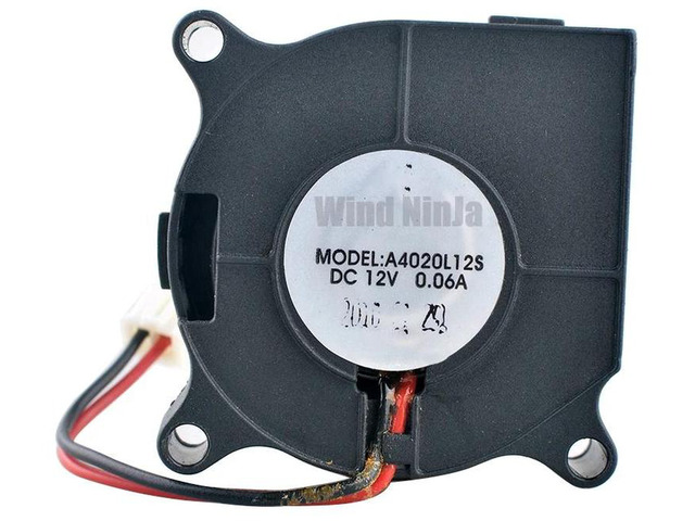 A4020L12S Centrifugal Blower Cooling Fan, 40x40x20mm 40mm DC 12V 0.06A 2Pin Brushless Replacement Fan for Humidifier Air Purifier Small Household...