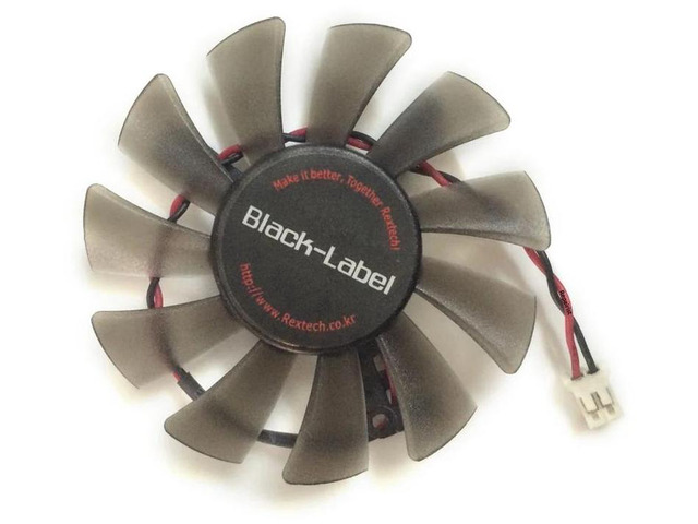 DF0601012SEG2C01 GPU Cooling Fan, 60x60x10mm DC 12V 0.24A 2Pin Brushless Replacement Fan for 6010 Graphics Card Video Card Heat Dissipation Repair