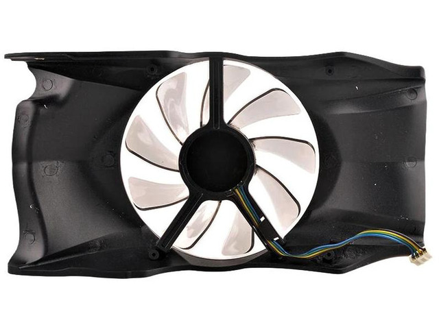 T129215DU (AF786dR) Graphics Card Cooling Fan DC 12V 0.50A 4Pin PWM Brushless GPU Replacement Fan for GTS450, GTS450SE D5, GTX550TI Video Card...