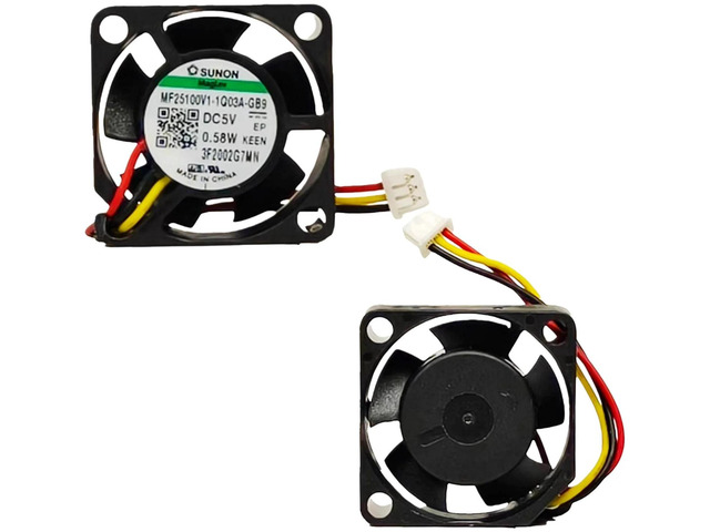 25x25x10mm 25mm DC 5V 0.58W 10000RPM Miniature Brushless Silent Axial Cooling Fan 2Pin Compact Replacement Fan for Embedded System, Router, Power...