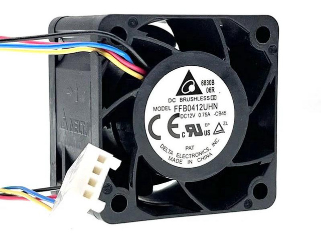 FFB0412UHN 4028 40x40x28mm DC 12V 0.75A 14000RPM HighSpeed PWM Axial Cooling Fan 40mm Brushless Replacement Fan for PC, Server, Industrial Cabinet,...