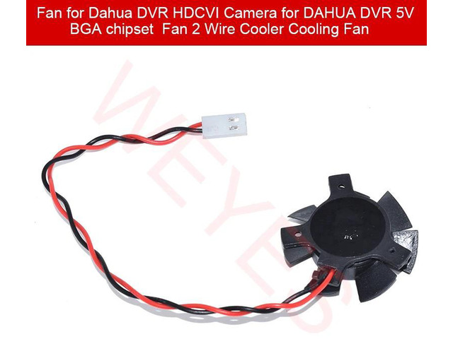 DC 5V 2Wire BGA Chipset Heatsink Cooling Fan Brushless Replacement Fan for HDCVI Camera, Security DVR Mainboard Chip Heat Dissipation Repair Parts