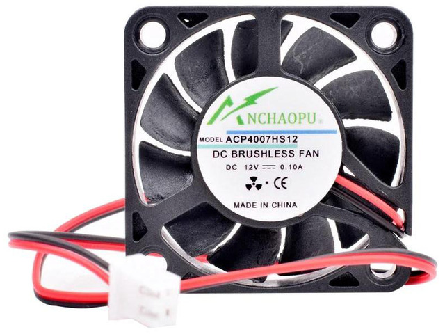 ACP4007HS12 4007 40x40x7mm DC 5V 0.10A UltraThin USB Plug Axial Cooling Fan 40mm Brushless Replacement Fan for Computer, Router, Mobile Phone,...