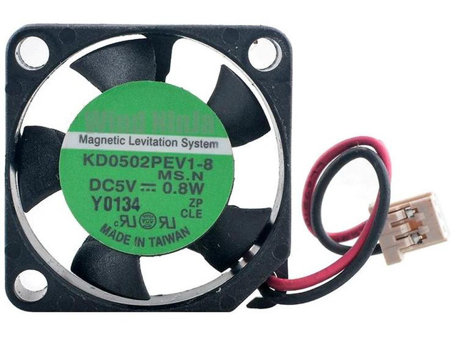 KD0502PEV18 Mini Cooling Fan 25x25x7mm 2.5cm DC5V 0.8W 2Pin Magnetic Levitation Bearing Micro DC Brushless Axial Fan Replacement for Router,...