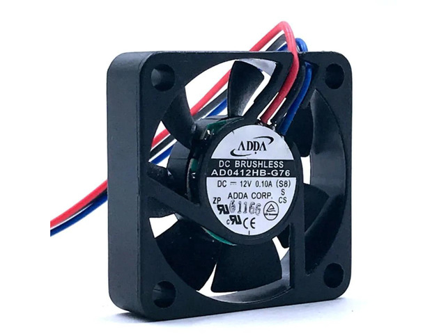 AD0412HBG76 4010 Axial Cooling Fan 40x40x10mm 4CM DC12V 0.1A 3Wire 6600RPM High Speed Brushless Mini Fan Replacement for Network Switch, Router,...
