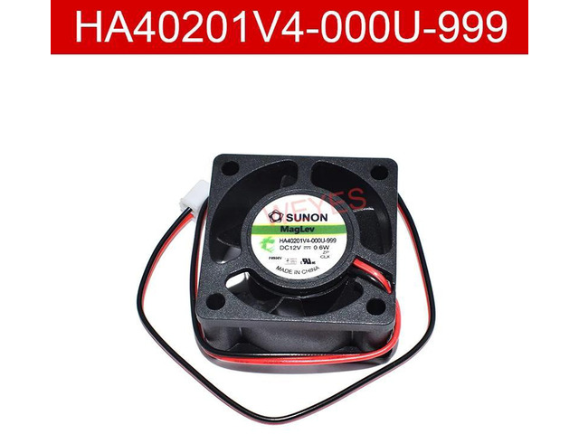 HA40201V4000U999 Square Axial Cooling Fan DC12V 0.6W DualLine Brushless Mini Fan Replacement for 4020 Compact Equipment, Industrial Device, Small...