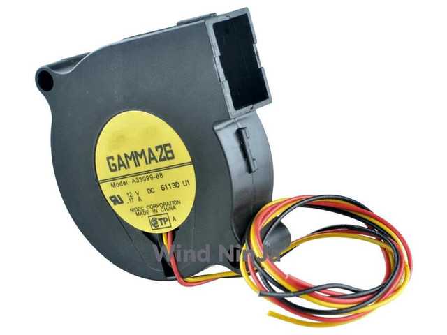 A3399968 5015 Centrifugal Cooling Fan 50x50x15mm 5CM DC12V 0.17A Brushless Blower Fan Replacement for Projector, Printer, Compact Precision...