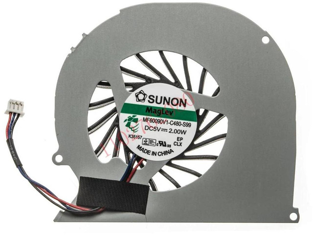 Laptop CPU Cooling Fan for Dell Vostro 3560, Inspiron 15R 5520 5525 7520 Notebook, DC5V 4Pin Brushless Internal Cooler Replacement Spare Part