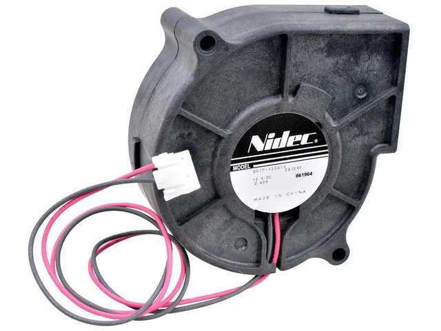D07F12SS13 7530 Centrifugal Turbine Blower Fan 75x75x30mm 7.5CM DC12V 0.40A 2Pin Brushless HighAirflow Replacement Fan for Projector, Humidifier,...