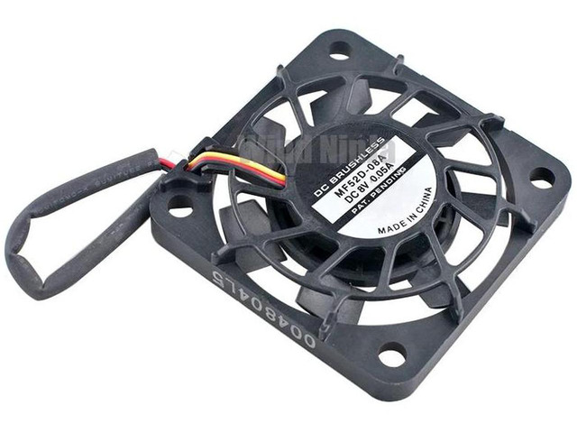 MF52D08A 52mm Axial Silent Cooling Fan 52x52mm 5.2CM DC8V 0.05A 3Pin Brushless Replacement Fan for Printer Compact Office Equipment Internal Heat...