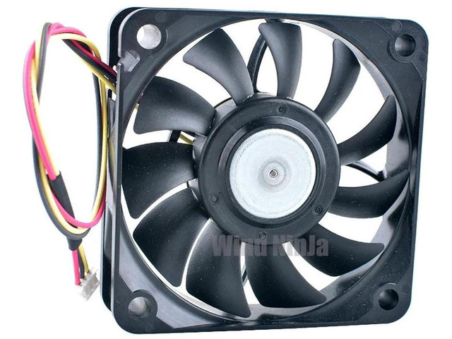 U60R12MGCB52J24 Y0242054C 6015 Axial Cooling Fan 60x60x15mm 6CM DC12V 0.16A 3Pin Brushless Replacement Fan for Projector Chassis, CPU Compact...