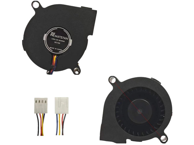 50x50x25mm HighSpeed Turbo Centrifugal Blower Fan DC 12V 0.15A 4Pin PWM 8600RPM, 5025 ForcedAir Cooling Turbine Fan for Humidifier, Industrial IPC...