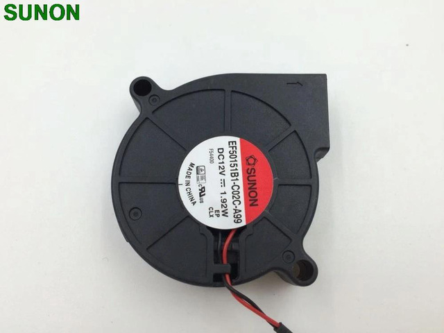 50x50x15mm Turbo Blower Fan DC 12V 1.92W Replacement for EF50151B1C02CA99, 5015 Centrifugal Fan for Humidifier, DS2DE7120IWA Smart Globe Camera...