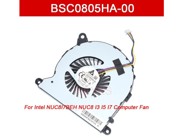 Replacement CPU Cooling Fan KSB0605HB, KSB0605HBW5Y, BSC0805HA00, NS65B01 for NUC6I7KYK, NUC8I7BEH, NUC8 Series I3 I5 I7 Mini PC Internal Thermal...