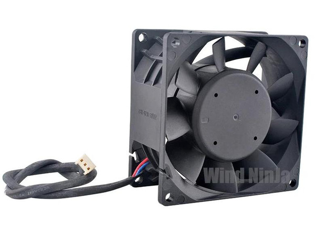 PFB0812UHE HighSpeed Axial Cooling Fan, 80x80x38mm 8cm DC 12V 1.86A 3Pin Replacement Fan, HeavyDuty Cooling Fan for Server Power Supply Industrial...