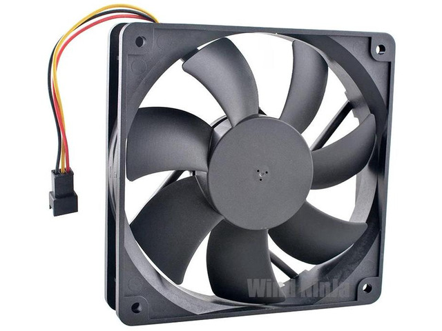SFF12B 120mm 120x120x25mm DC12V 0.13A 1500RPM Quiet Case Cooling Fan, 12cm Brushless Replacement Fan for Computer Case, CPU Cooler and Power Supply...
