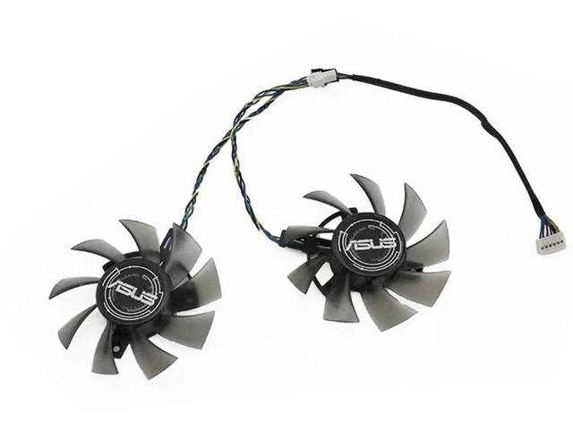 2Pack T128015SU GPU Cooling Fan, 4Pin PWM Graphics Card Replacement Fan, Compatible with Dual GTX 1650 & Dual GTX 1660Ti Video Card, DC 12V...