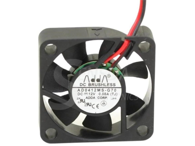 AD0412MSG70 Silent Mini Cooling Fan, 40×40×10mm 4010 DC 12V 0.08A Replacement Axial Fan for Compact Electronics, Power Supply and Small Device Heat...