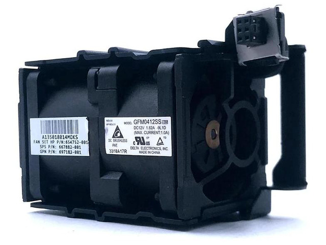 Server Cooling Fan Module GFM0412SS, Replacement for 654752002 667882001 697183002 697183001, DC12V HotSwap Fan for ProLiant DL360P DL360E Gen8 1U...