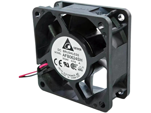 60mm 6025 Axial Inverter Cooling Fan, DC 24V 0.21A 5000RPM 2Wire Replacement Fan for AFB0624SH, HighSpeed Ventilation Fan for Industrial Equipment...