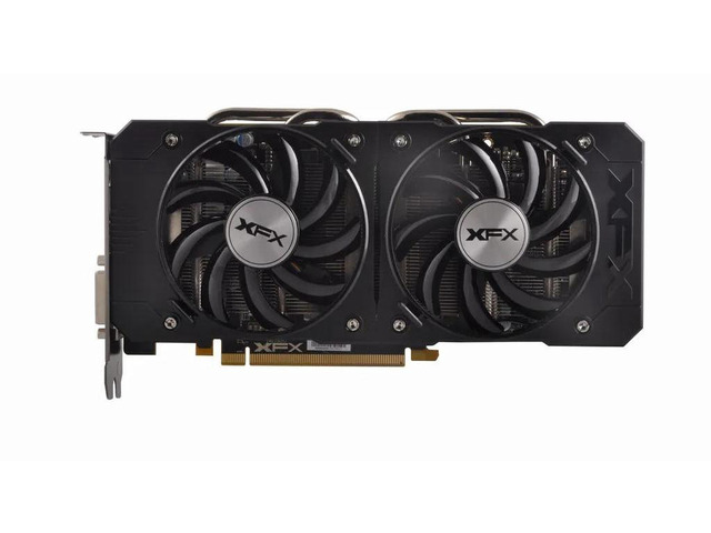 GPU VGA Cooling Fan FDC10H12S9C, Graphics Card Cooler Replacement for XFX RX460 2GB/4GB, R9 380X, R7 370, Video Card Heat Dissipation Repair Spare...