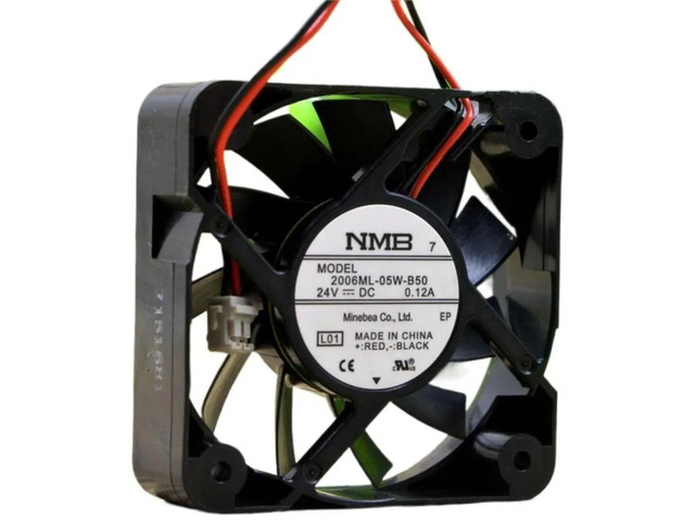 50x50x15mm 5015 DC Cooling Fan 2006ML05WB50, 5CM 24V 0.12A 2Wire Axial Replacement Fan, Mini Ventilation Fan for Motherboard, Power Supply and...