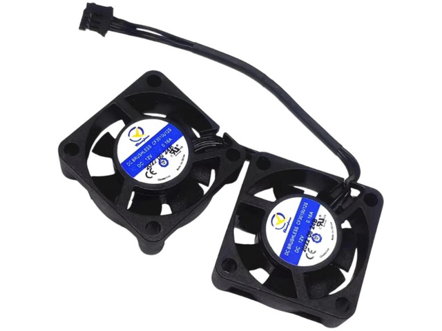 2in1 CF3010U12S Mini UltraQuiet Axial Cooling Fan, 30x30x10mm 3010 DC12V Replacement Fan for Motherboard, PCB, PCBA, Computer Case and Compact...