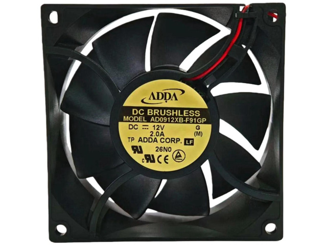92x92x38mm 9238 HighSpeed Industrial Axial Cooling Fan for AD0912XBF91GP, DC12V 2.00A 5400RPM 135CFM Dual Ball Bearing Replacement Fan for Server...