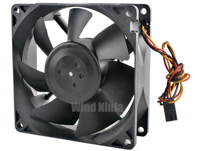 M3517257 TA350DC 92x92x32mm Server Chassis Cooling Fan, DC12V 0.55A Silent Fan with Resistor Temperature Control, Replacement Cooler Fan for Server...