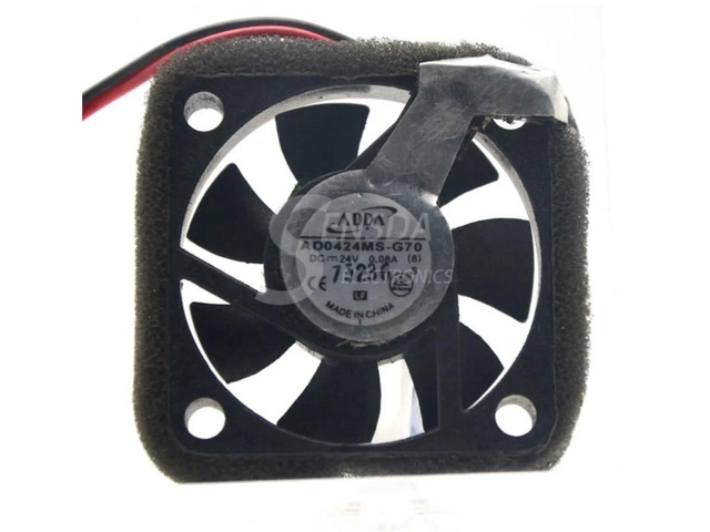 AD0424MS-G70 40x40x10mm 4010 4CM DC Axial Cooling Fan, DC 24V 0.08A Compact Replacement Fan for Server, Network Equipment and Small Electronic...
