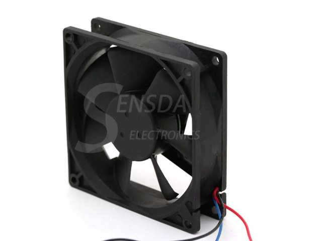 92mm 9CM DC48V Axial Cooling Fan, 9025 90×90×25mm 0.14A 3-Wire Fan, Replacement Fan for AFB0948HH, Server, Inverter Industrial Heat Dissipation