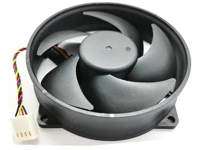 FA09025H12LPB 9025 9CM Round CPU Cooling Fan, 90Ã—90Ã—25mm DC12V 0.36A 4-Wire PWM Silent Axial Fan, Replacement Round Frame Fan for CPU Heatsink Heat...