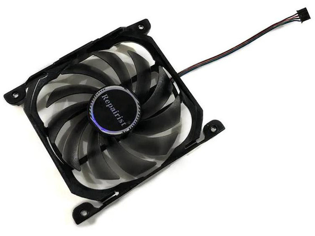 CF-12915S VGA Graphics Card Cooling Fan, DC12V 4-Pin PWM GPU Cooler Replacement Fan, Compatible with Inno3D GTX 960 HerculeZ 1X 2GB N960-1SDV-E5CN,...