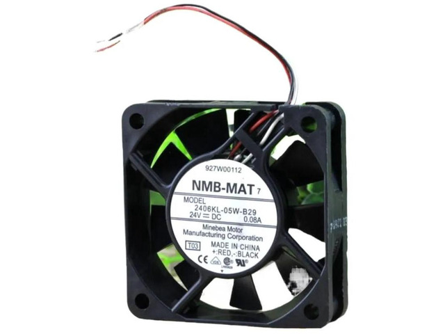 2406KL-05W-B29 6024 DC Cooling Fan, 60x60x25mm 6cm 3-Wire Axial Fan, DC 24V 0.08A High Efficiency Energy Saving Replacement Fan for Industrial...