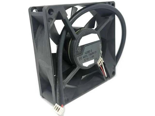 FBA08A12L 8025 8CM DC Brushless Cooling Fan 80*80*25mm DC12V 0.25A 3-Wire Axial Fan Replacement for Inverter Industrial Cabinet Power Supply...