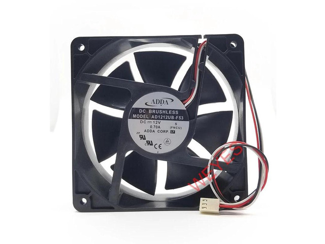 AD1212UB-F53 Replacement Cooling Fan 12038 120x120x38mm DC12V 0.70A 3-Wire 12CM Axial Fan, High Speed Industrial Fan for Server, Power Supply...