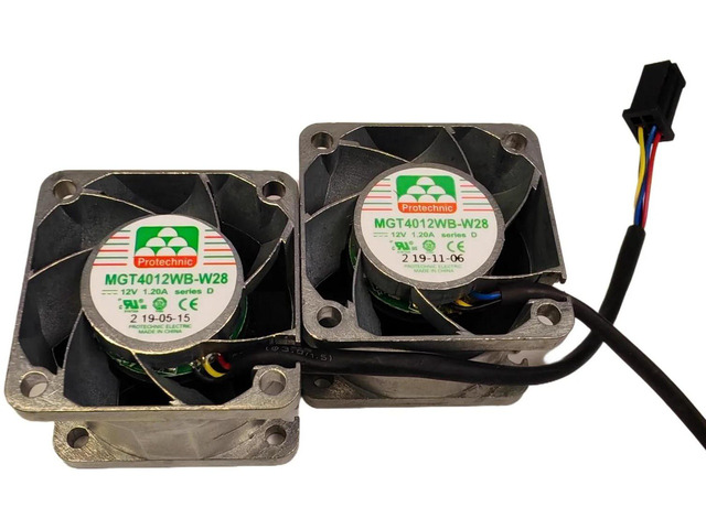 MGT4012WB-W28 Industrial Cooling Fan 40x40x28mm DC12V 1.2A, Aluminum Frame Dual Ball Bearing PWM 4-Wire Fan, High Speed 23000RPM Axial Fan for...