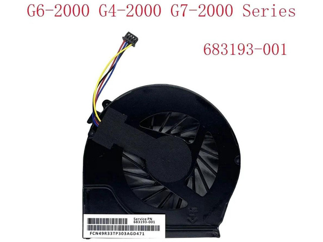 Replacement Laptop CPU Cooling Fan 683193-001 055417R1S, Notebook CPU Cooler Fan for HP Pavilion G4-2000, G6-2000, G7-2000 Series Laptops, Internal...