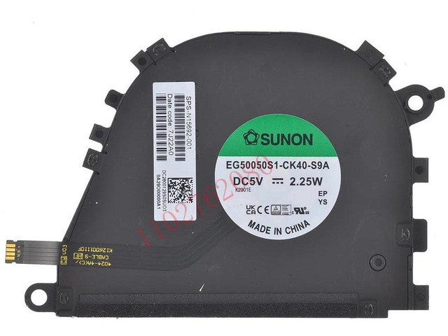 Replacement Laptop CPU Cooling Fan EG50050S1-CK40-S9A N15692-001, Notebook Blower Fan for HP 13-CE, 13-CE1004TX, 13-CE1006TX 2-in-1 Laptops...