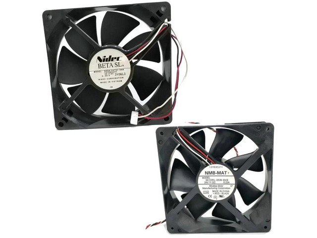 D09A-24TS1 06B 9225 Axial Cooling Fan DC24V 0.22A 3-Wire, 90mm 9CM Replacement Fan Part Number 127E85461 for Industrial Equipment Chassis Heat...
