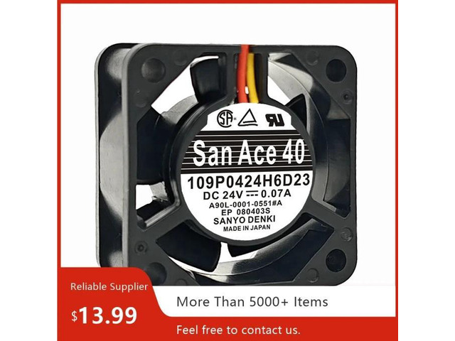 109P0424H6D23 4020 Axial Cooling Fan DC24V, 40x40x20mm 40mm 4CM Dual Ball Bearing Fan, Replacement Fan for Inverter Power Supply Industrial...